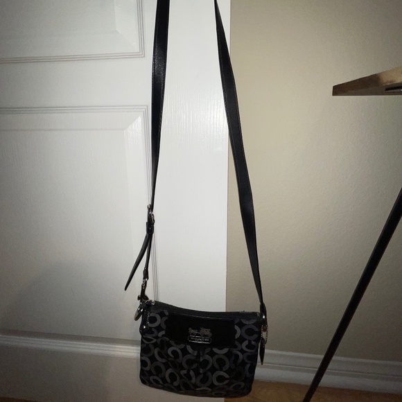 Coach Signature Madison Op Crossbody Bag - Picture 7 of 9